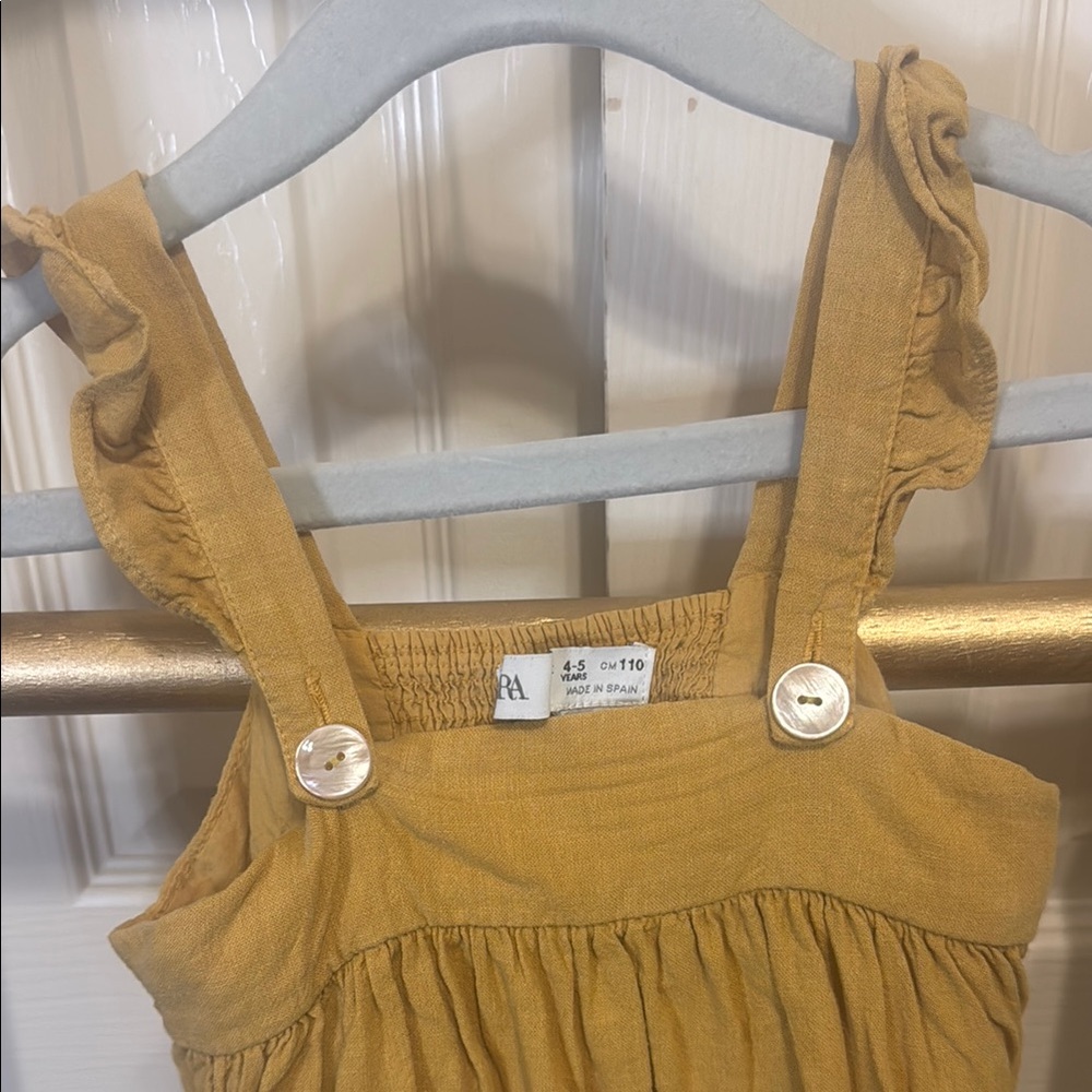 Zara Kids Yellow Dress - Picture 2 of 2